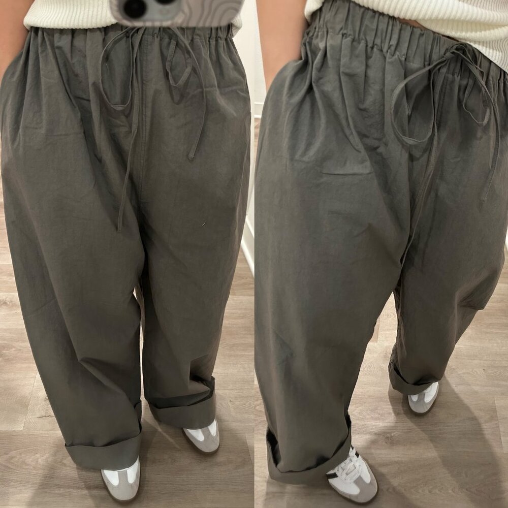 NWT Lauren Manoogian Duvet Pants Wide Leg Trousers Lead size 1 - Picture 5 of 11